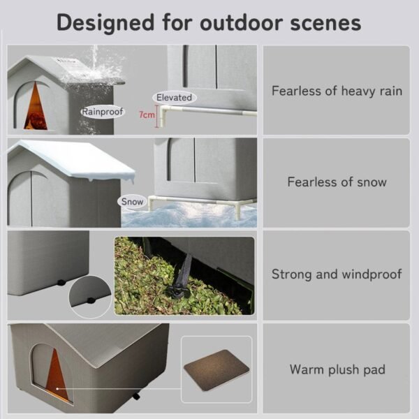 2F727CFB8A0ECC38BB89FDBD967631F6.jpeg Insulated Weatherproof Outdoor Cat Shelter