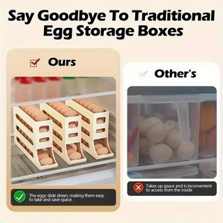 Rolling Egg Storage Box Slide