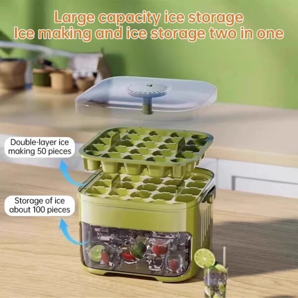 50-Grid Food-Grade Ice Maker Set