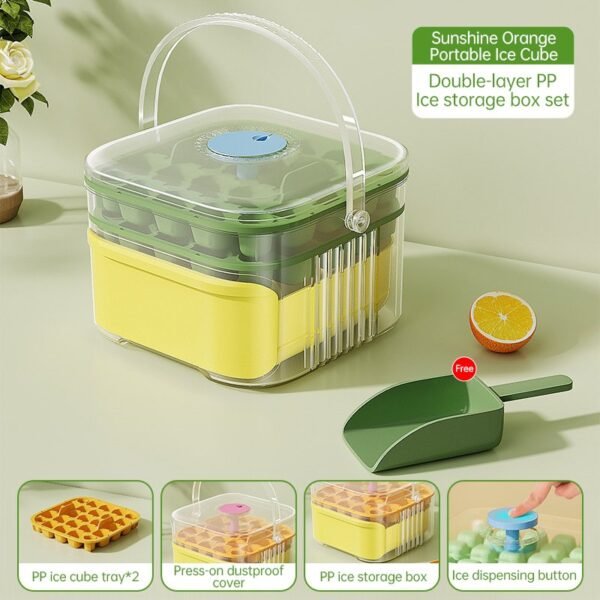 50-Grid Food-Grade Ice Maker Set