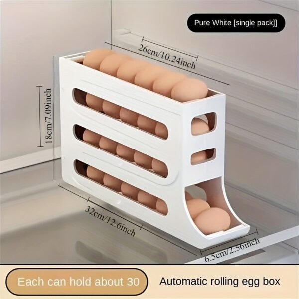 Rolling Egg Storage Box Slide